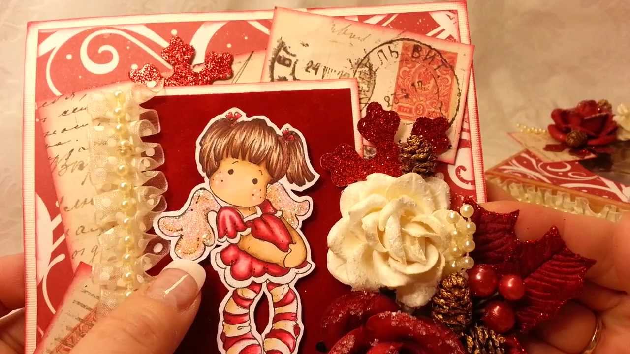 Magnolia Tilda Christmas Card and Box altered state of consciousness