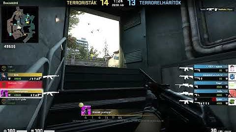 CS:GO Overpass 1v5 clutch ace by justqrp