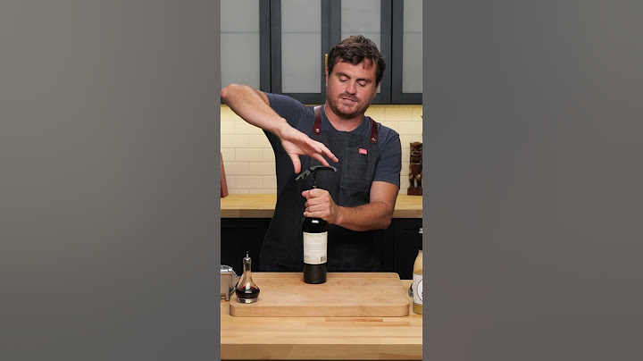 How to Properly open a wine bottle