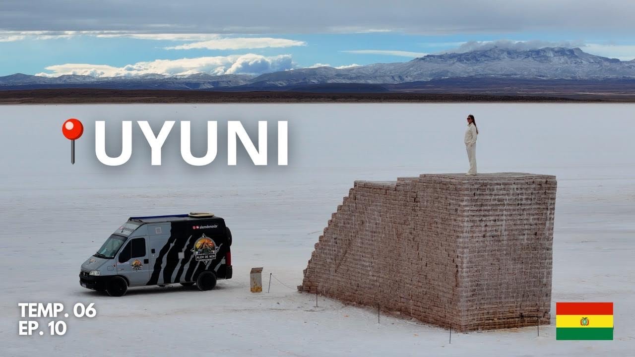 o FREIO acabou no meio do SALAR UYUNI! Expedição América do Sul T6EP10