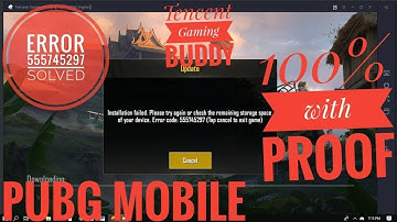 Error Code: 555745297 || 100% solved || Tencent Gaming Buddy || PUBG Mobile  حل مشكلة