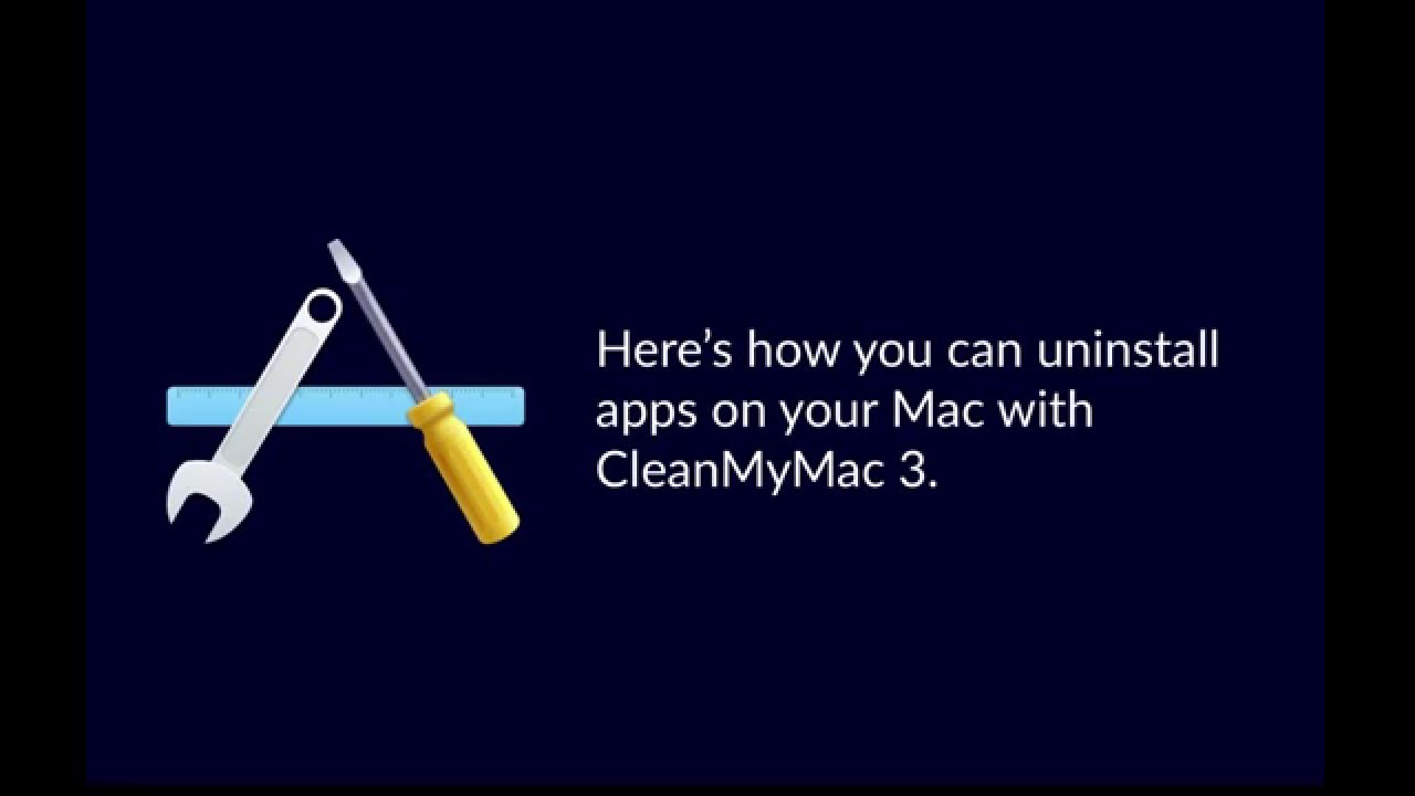 Uninstall apps with the help of CleanMyMac 3 YouTube