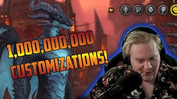 Daedraflame Customizes a Dracthyr Dragonflight Alpha Gameplay