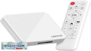Android 14.0 TV Box 2025 LEFFOT H313 4K Ultra HD Streaming Device