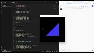 OpenGL Basic Program in C | Triangle, Square Drawing | Computer Graphics Lab