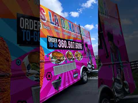Wrapped food truck