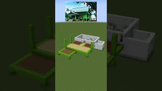 MEMBUAT RUMAH UPIN & IPIN MINECRAFT #shorts