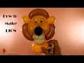 Lion Balloon Twisting Tutorial 造型氣球教學 霸氣小獅子 @ Your Balloon