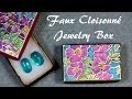 faux cloisonne jewelry box tutorial