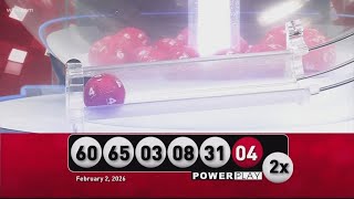 Powerball: February 2, 2026