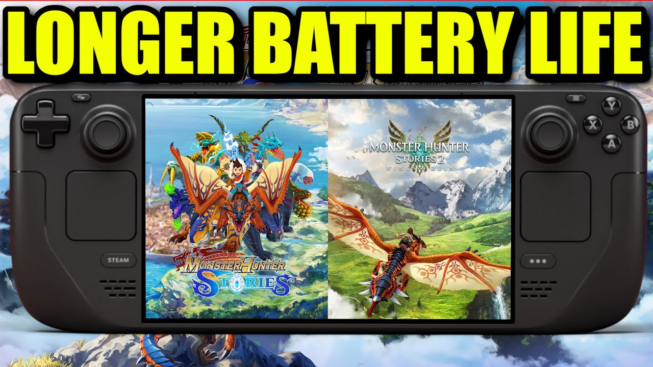 БОЛЬШОЙ УСКОРЕНИЕ! Улучшение времени работы батареи в Monster Hunter Stories SteamDeck