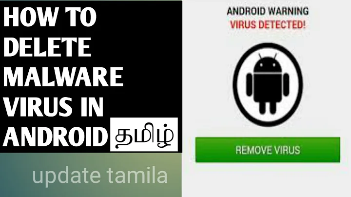 How To Remove  Malware Virus In Android[tamil-2018]