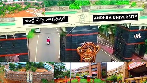 Andhra University, Visakhapatnam | Campus Tour | Aerials Cinematic 4k drone vedio | #au visuals