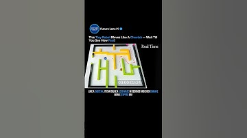 World’s Smallest Robot Solves a LEGO Maze Like a Cheetah! #robot #ucberkeley #shorts #innovation