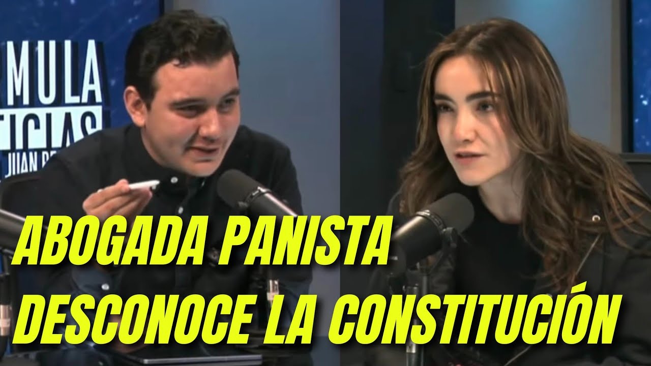 MANUEL PEDRERO EXHIBE A ABOGADA PANISTA POR DECIR QUE LA CONSTITUCIÓN NO SE PUEDE CAMBIAR