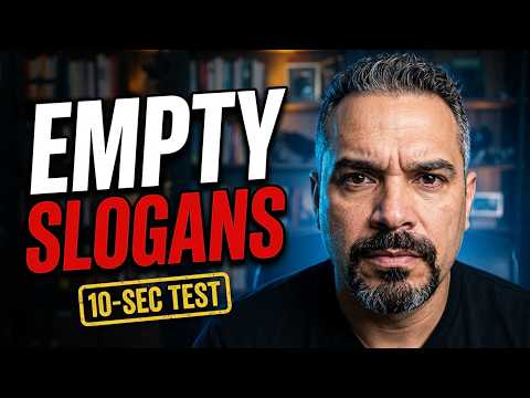 Why Empty Slogans Feel True (And a 10-Second Test to Catch Them)