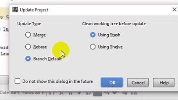 How to pull remote changes in git in Intellij IDEA