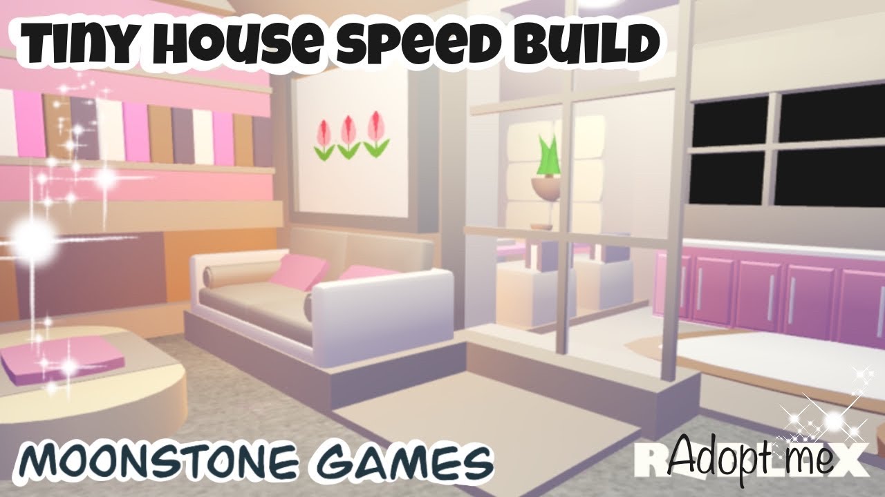 Adopt Me Modern Tiny House Speed Build Adopt Me Modern House Roblox Aesthetic Home Youtube - roblox building a mini house