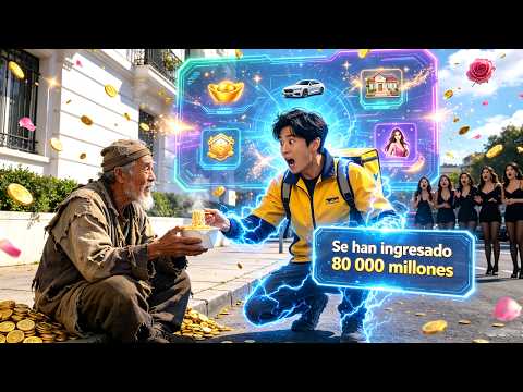 Video Repartidor ayuda a mendigo, obtiene sistema oculto y recibe 80 mil millones!