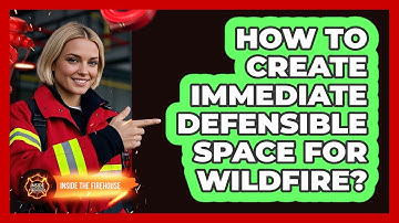 How To Create Immediate Defensible Space For Wildfire?