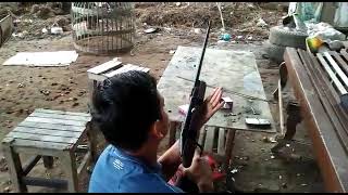 Suara senapan BSA munisi Ramset  suara nya Padat