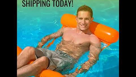 Enjoy a relaxing day at the pool with our Water Hammock