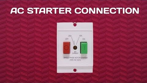 How to AC Starter Connection // AC Starter Connection kaise kare 🔌 #ac#aslam electrician