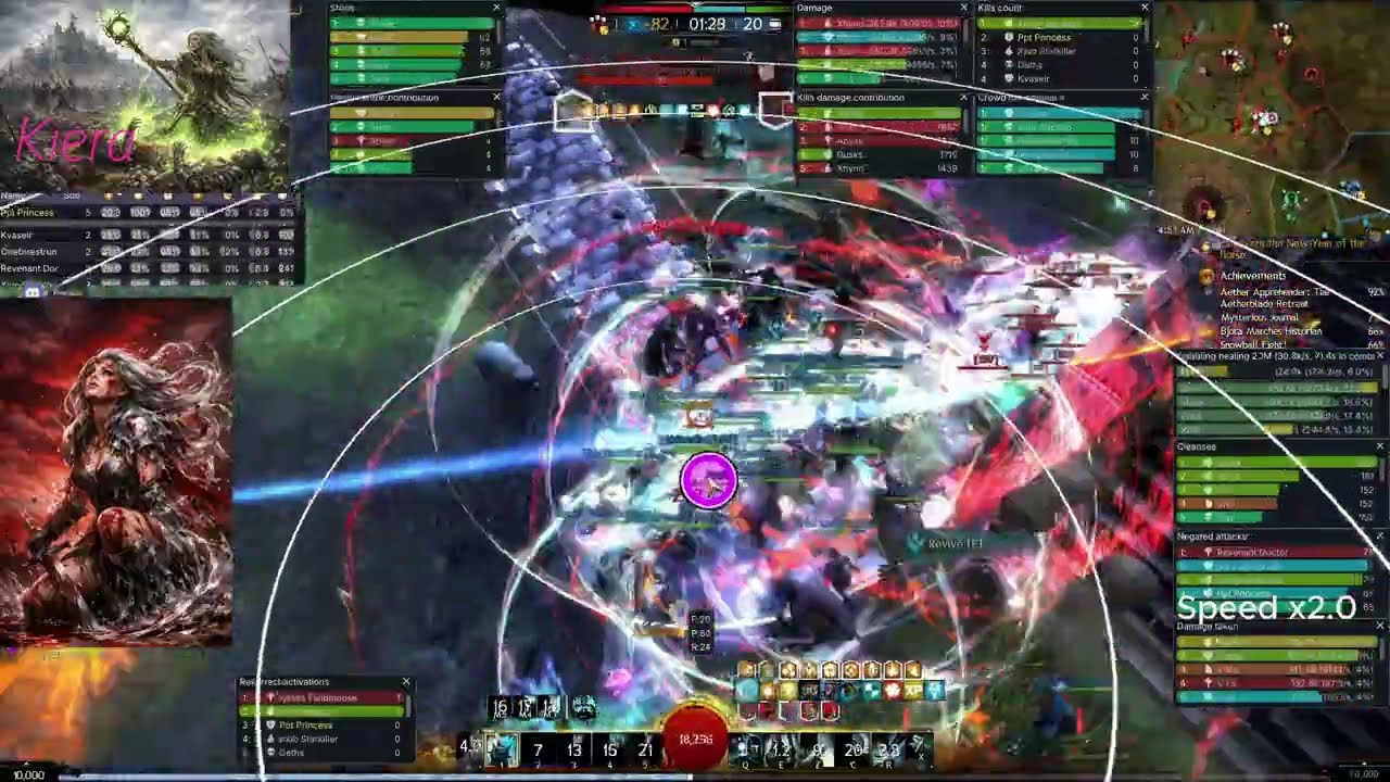 Guild Wars 2 WvW Compilation #6: Druid, Scourge & Luminary POV