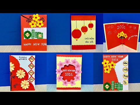 Video: Cách Vẽ Thiệp Chúc Mừng Năm Mới đơn Giản