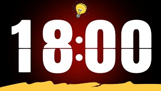 Famous 18 Minute Countdown Timer 🌸 Flip Clock with Simple Beeps 🔔 Wealth