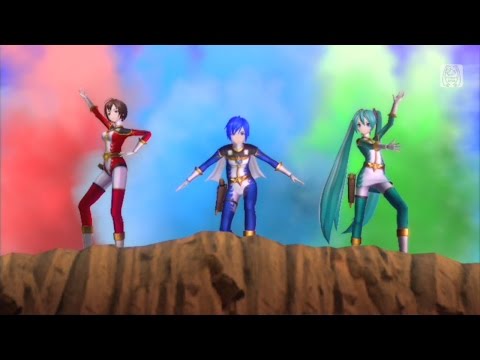 KAITO‧ミク‧MEIKO】 卑怯戦隊うろたんだー 【Project DIVA X