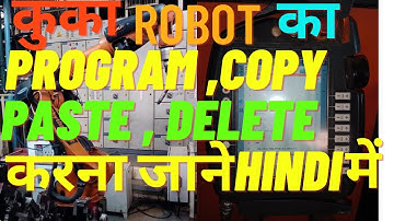Kuka robot program me copy paste ya edit kaise kare.    Kuka robot program edit kaise kare