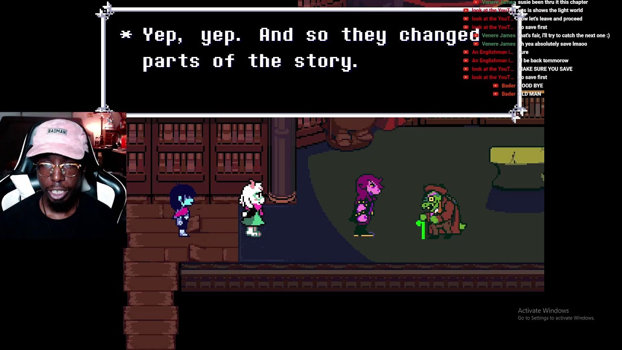 OLD MAN SECRET BOSS FIGHT FULL FIGHT! DELTARUNE Chapter 4 PART 4