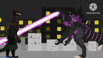 Hakaishin Godzilla vs Bloodbath Godzilla Sticknodes Animation