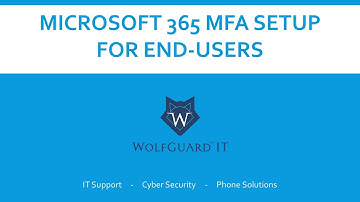 End-User walkthrough for setting up MFA on Microsoft 365