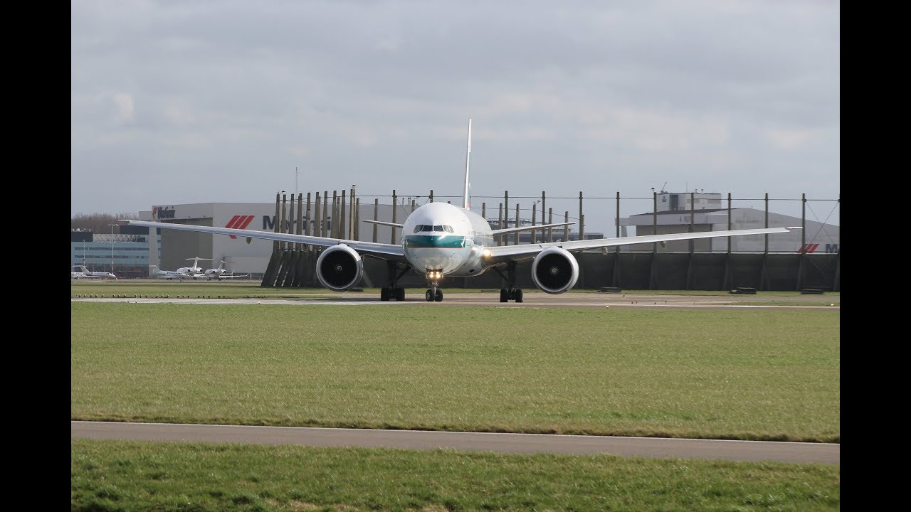 Cathay Pacific B777300ER Ready for Hong Kong! Amsterdam Schiphol Spotting YouTube Cathay Pacific B777300ER Ready for Hong Kong! Amsterdam Schiphol Spotting YouTube