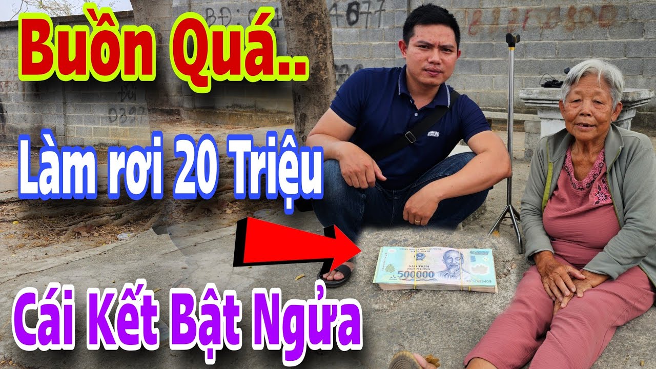 Làm Rơi 20 Triệu Thử Lòng Bà Cụ Bán Vé Số Nghèo Cái Kết Bật Ngửa Luôn