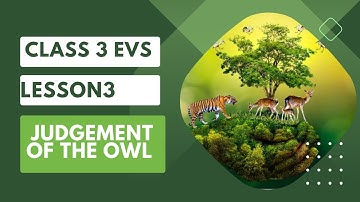 Class 3 EVS Lesson 3 – Judgement of the Owl | 3rd Standard Environmental Studies
