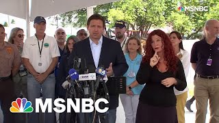 Gov. DeSantis: Monitoring Hurricane Elsa Amid Building Rescue Efforts