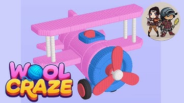 Wool Craze Puzzle level 144 Biplane | Mobile Gameplay Walkthrough |