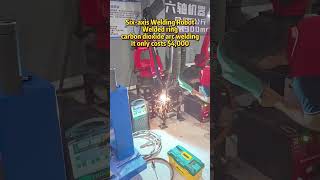 The arm span is 1.5 meters, the load is 10 kg #robot #industrialrobot #weldingrobot #welding