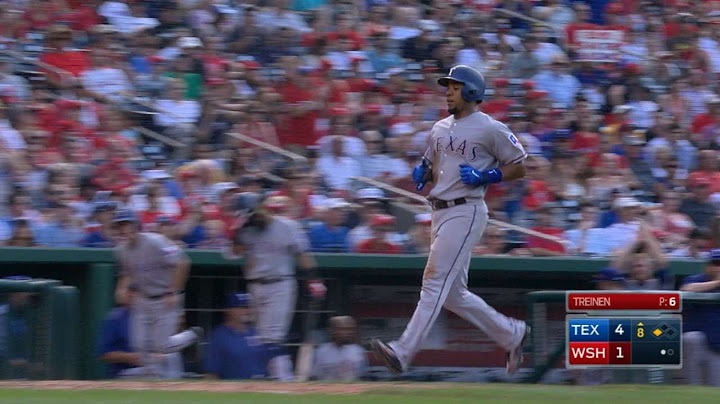 TEX@WSH: Rangers score four runs in the 8th inning