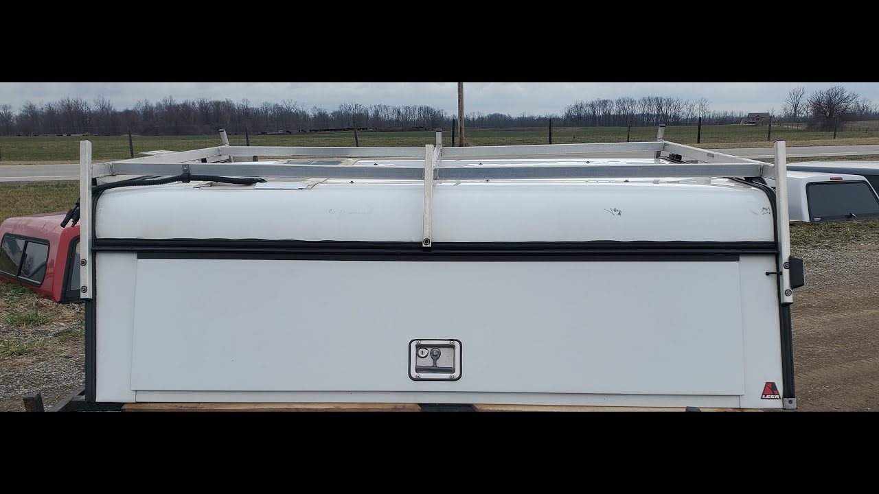 Walkaround of used LEER DC Cab high truck cap work topper unit for sale fits 09-18 Ram 6.4 bed ...