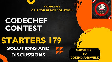 CodeChef Starters 179 | Problem 4- Can you Reach??? | #Codechef #starters179codechef #leetcode #code