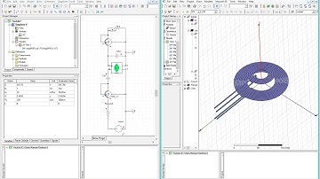 Simplorer- (dynamic inductance) Simulate the efficiency of wireless power transfer system [1/2]