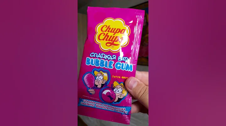 Chupa Chups | Bubble Gum | вата-жвачка #asmr #sweets #asmrshorts #chupachups