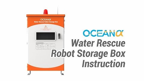 OceanAlpha Water Rescue Robot Storage Box