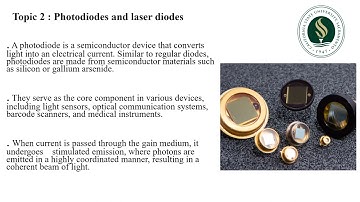 EEE  236 project Presentation (Optoelectronic Semiconductor Devices)
