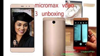 micromax vdeo 3 unboxing
