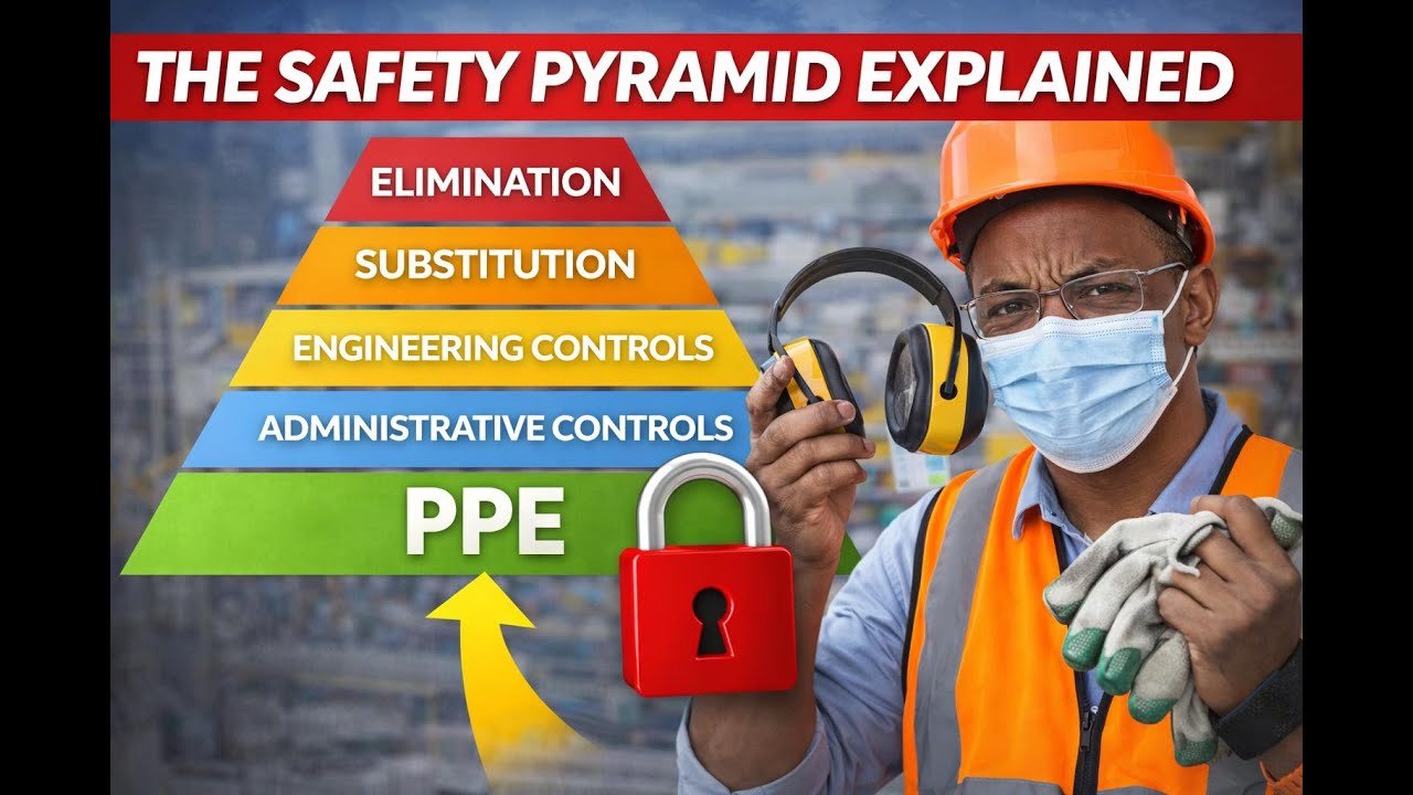 Пирамида безопасности: почему средства индивидуальной защиты — ваша последняя линия обороны.